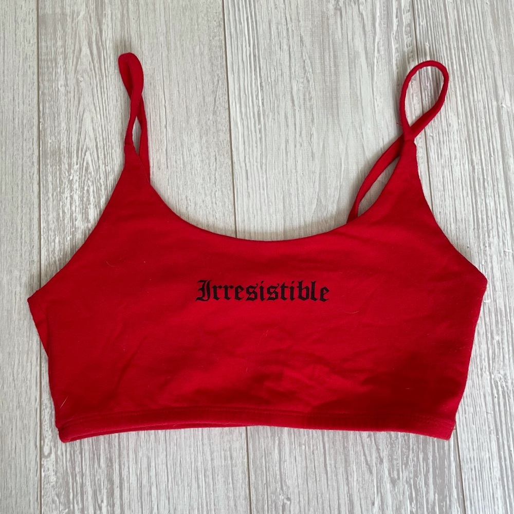 Red Crop Top